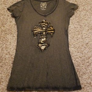 Velvet stone green tshirt